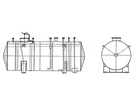 77108-19: Резервуары стальные горизонтальные цилиндрические РГС-25, РГС-75