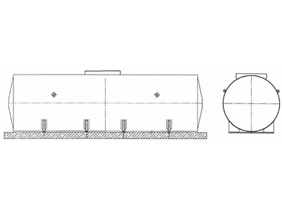 75496-19: Резервуары стальные горизонтальные цилиндрические РГСД-50