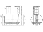 79777-20: Резервуар стальной горизонтальный цилиндрический  РГС-16