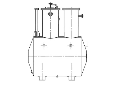 90125-23: Резервуар стальной горизонтальный цилиндрический РГС-8