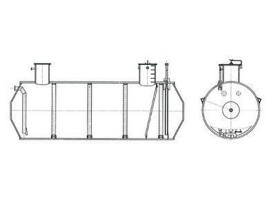 77427-20: Резервуары стальные горизонтальные цилиндрические РГС-63