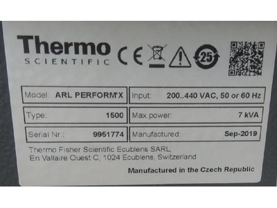 78339-20: Спектрометры рентгенофлуоресцентные ARL PERFORM’X, ARL OPTIM’X