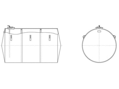 87038-22: Резервуары горизонтальные двустенные подземные РГСД-20