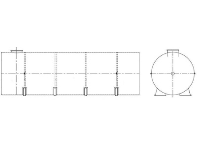 85310-22: Резервуар стальной горизонтальный цилиндрический РГС-25