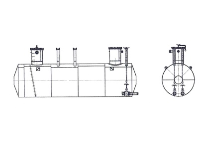 88149-23: Резервуары стальные горизонтальные цилиндрические РГС-40