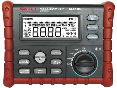 78140-20: Мегаомметры цифровые MASTECH M4106, MASTECH M4220