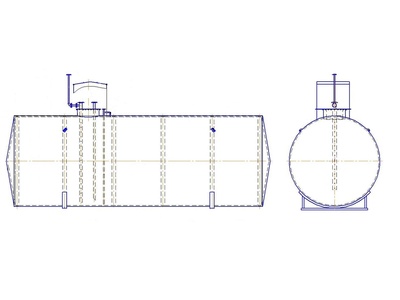 86838-22: Резервуар стальной горизонтальный цилиндрический РГС-50