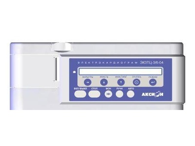 49956-12: Электрокардиографы 3-6 канальные с микропроцессорным управлением и автоматической обработкой ЭКГ ЭК3ТЦ-3/6-04 "АКСИОН"