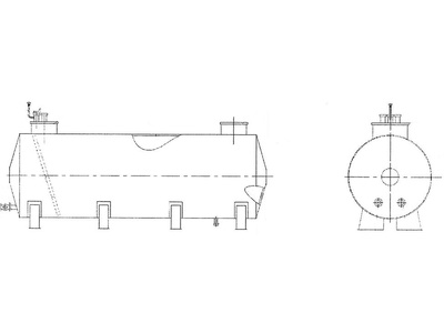 74405-19: Резервуар стальной горизонтальный цилиндрический РГС-75