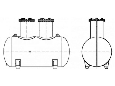 89387-23: Резервуары стальные горизонтальные цилиндрические РГС