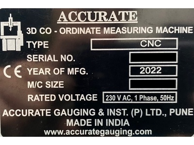 88558-23: Машины координатно-измерительные Accurate SF 7.6.5