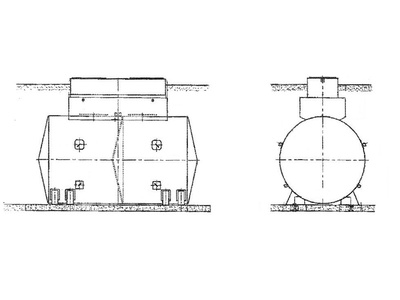 81146-20: Резервуары стальные горизонтальные цилиндрические РГС-20, РГС-50 