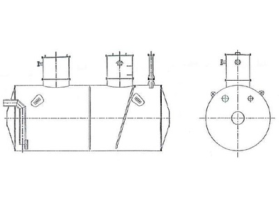 72626-18: Резервуар стальной горизонтальный цилиндрический РГС-40